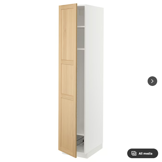 Kicthen Storage METOD High cabinet with shelves