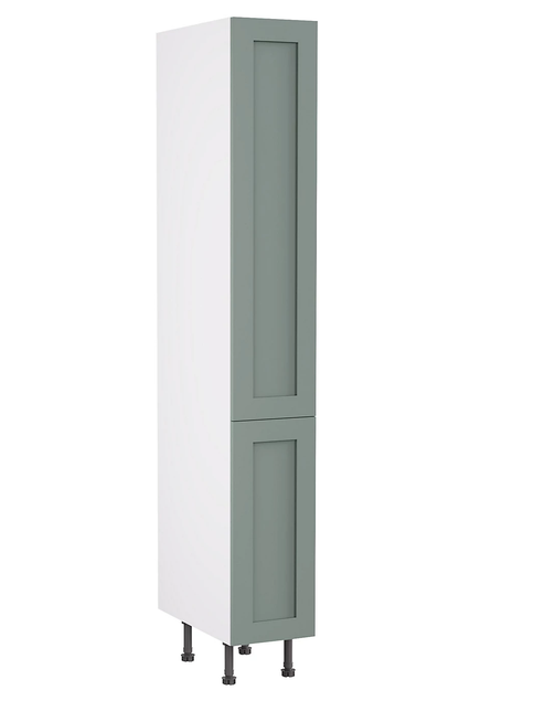 Kitchen Kit Sage Green Matt Shaker Door Larder Tall Unit Cabinet