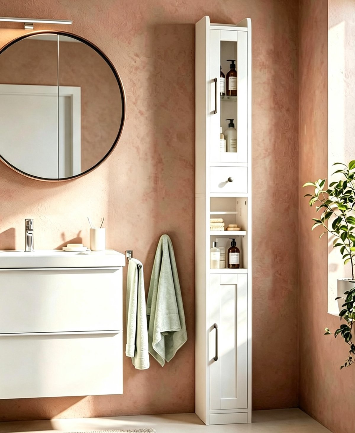 IRONCK Tall Bathroom Cabinet
