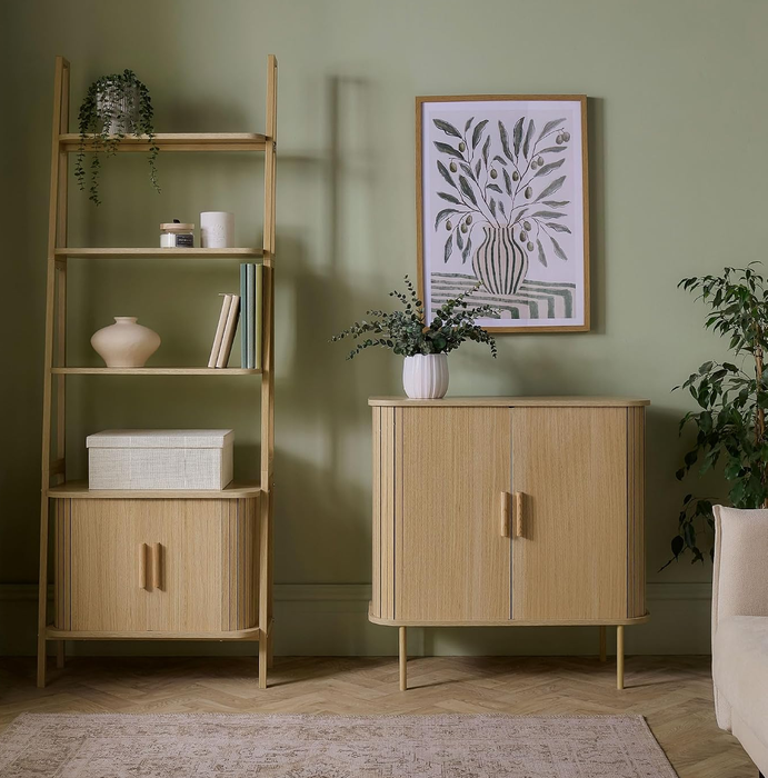 VonHaus Landos Bookcase, Light Wood Effect